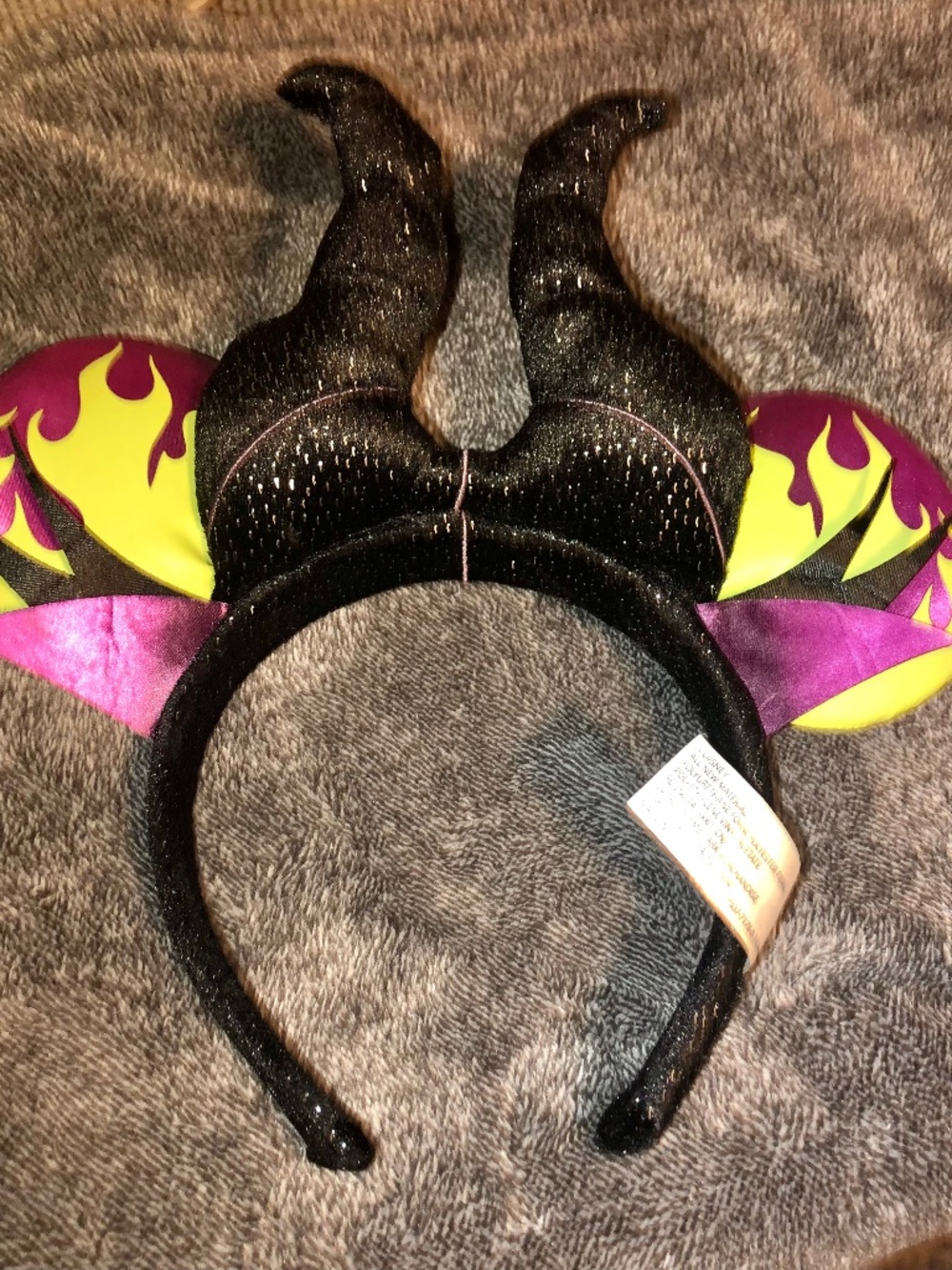 Disney Parks Maificent Minnie Mouse Ear headband l